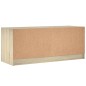 vidaXL TV-Schrank mit Glastüren Sonoma-Eiche 102x37x42 cm vidaXL TV-Schrank mit Glastüren Sonoma-Eiche 102x37x42 cm