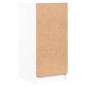 vidaXL Beistellschrank mit Glastüren Weiß 35x37x75,5 cm vidaXL Beistellschrank mit Glastüren Weiß 35x37x75,5 cm