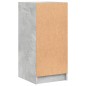 vidaXL Beistellschrank mit Glastüren Betongrau 35x37x75,5 cm vidaXL Beistellschrank mit Glastüren Betongrau 35x37x75,5 cm