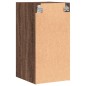 vidaXL Wandschrank mit Glastüren Braun Eichen-Optik 35x37x68,5 cm vidaXL Wandschrank mit Glastüren Braun Eichen-Optik 35x37x68,5 cm