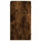 vidaXL Wandschrank mit Glastüren Räuchereiche 35x37x68,5 cm vidaXL Wandschrank mit Glastüren Räuchereiche 35x37x68,5 cm