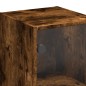 vidaXL Wandschrank mit Glastüren Räuchereiche 35x37x68,5 cm vidaXL Wandschrank mit Glastüren Räuchereiche 35x37x68,5 cm