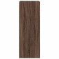 vidaXL Wandschrank mit Glastüren Braun Eichen-Optik 35x37x100 cm