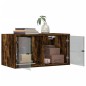 vidaXL Wandschrank mit Glastüren Räuchereiche 68,5x37x35 cm vidaXL Wandschrank mit Glastüren Räuchereiche 68,5x37x35 cm