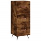 Highboard Räuchereiche 34,5x34x180 cm Holzwerkstoff Highboard Räuchereiche 34,5x34x180 cm Holzwerkstoff
