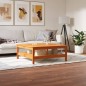 vidaXL Couchtisch Wachsbraun 100x100x40 cm Massivholz Kiefer vidaXL Couchtisch Wachsbraun 100x100x40 cm Massivholz Kiefer