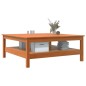vidaXL Couchtisch Wachsbraun 100x100x40 cm Massivholz Kiefer vidaXL Couchtisch Wachsbraun 100x100x40 cm Massivholz Kiefer