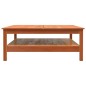 vidaXL Couchtisch Wachsbraun 100x100x40 cm Massivholz Kiefer vidaXL Couchtisch Wachsbraun 100x100x40 cm Massivholz Kiefer