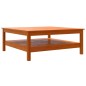 vidaXL Couchtisch Wachsbraun 100x100x40 cm Massivholz Kiefer vidaXL Couchtisch Wachsbraun 100x100x40 cm Massivholz Kiefer