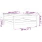 vidaXL Couchtisch Wachsbraun 100x100x40 cm Massivholz Kiefer vidaXL Couchtisch Wachsbraun 100x100x40 cm Massivholz Kiefer