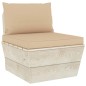 Garten-Palettensofa 4-Sitzer mit Kissen Fichtenholz Garten-Palettensofa 4-Sitzer mit Kissen Fichtenholz