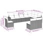 vidaXL 10-tlg. Garten-Sofagarnitur mit Kissen Beige Poly Rattan vidaXL 10-tlg. Garten-Sofagarnitur mit Kissen Beige Poly Rattan