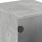 vidaXL Nachttische mit Glastüren 2 Stk. Betongrau 35x37x42 cm vidaXL Nachttische mit Glastüren 2 Stk. Betongrau 35x37x42 cm