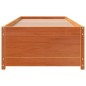 vidaXL Tagesbett Wachsbraun 90x190 cm Massivholz Kiefer vidaXL Tagesbett Wachsbraun 90x190 cm Massivholz Kiefer