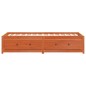 vidaXL Tagesbett Wachsbraun 90x190 cm Massivholz Kiefer vidaXL Tagesbett Wachsbraun 90x190 cm Massivholz Kiefer
