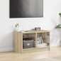 vidaXL TV-Schrank mit Glastüren Sonoma-Eiche 68x37x42 cm vidaXL TV-Schrank mit Glastüren Sonoma-Eiche 68x37x42 cm