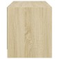 vidaXL TV-Schrank mit Glastüren Sonoma-Eiche 68x37x42 cm vidaXL TV-Schrank mit Glastüren Sonoma-Eiche 68x37x42 cm