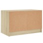 vidaXL TV-Schrank mit Glastüren Sonoma-Eiche 68x37x42 cm vidaXL TV-Schrank mit Glastüren Sonoma-Eiche 68x37x42 cm