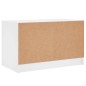 vidaXL TV-Schrank mit Glastüren Weiß 68x37x42 cm vidaXL TV-Schrank mit Glastüren Weiß 68x37x42 cm
