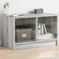 vidaXL TV-Schrank mit Glastüren Grau Sonoma 68x37x42 cm vidaXL TV-Schrank mit Glastüren Grau Sonoma 68x37x42 cm