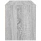 vidaXL TV-Schrank mit Glastüren Grau Sonoma 68x37x42 cm vidaXL TV-Schrank mit Glastüren Grau Sonoma 68x37x42 cm
