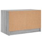 vidaXL TV-Schrank mit Glastüren Grau Sonoma 68x37x42 cm vidaXL TV-Schrank mit Glastüren Grau Sonoma 68x37x42 cm