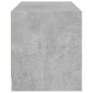 vidaXL TV-Schrank mit Glastüren Betongrau 68x37x42 cm vidaXL TV-Schrank mit Glastüren Betongrau 68x37x42 cm