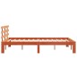 vidaXL Massivholzbett ohne Matratze Wachsbraun 140x200 cm Kiefernholz vidaXL Massivholzbett ohne Matratze Wachsbraun 140x200 cm Kiefernholz