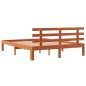 vidaXL Massivholzbett ohne Matratze Wachsbraun 140x200 cm Kiefernholz vidaXL Massivholzbett ohne Matratze Wachsbraun 140x200 cm Kiefernholz