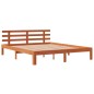vidaXL Massivholzbett ohne Matratze Wachsbraun 160x200 Kiefernholz vidaXL Massivholzbett ohne Matratze Wachsbraun 160x200 Kiefernholz