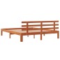 vidaXL Massivholzbett ohne Matratze Wachsbraun 160x200 Kiefernholz vidaXL Massivholzbett ohne Matratze Wachsbraun 160x200 Kiefernholz