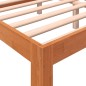 vidaXL Massivholzbett ohne Matratze Wachsbraun 160x200 Kiefernholz vidaXL Massivholzbett ohne Matratze Wachsbraun 160x200 Kiefernholz