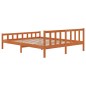 vidaXL Massivholzbett ohne Matratze Wachsbraun 180x200 Kiefernholz vidaXL Massivholzbett ohne Matratze Wachsbraun 180x200 Kiefernholz