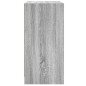 vidaXL Beistellschrank mit Glastüren Grau Sonoma 68x37x75,5 cm vidaXL Beistellschrank mit Glastüren Grau Sonoma 68x37x75,5 cm