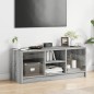 vidaXL TV-Schrank mit Glastüren Grau Sonoma 102x37x42 cm vidaXL TV-Schrank mit Glastüren Grau Sonoma 102x37x42 cm