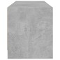 vidaXL TV-Schrank mit Glastüren Betongrau 102x37x42 cm vidaXL TV-Schrank mit Glastüren Betongrau 102x37x42 cm