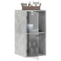 vidaXL Wandschrank mit Glastüren Betongrau 35x37x68,5 cm vidaXL Wandschrank mit Glastüren Betongrau 35x37x68,5 cm