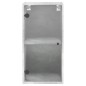 vidaXL Wandschrank mit Glastüren Betongrau 35x37x68,5 cm vidaXL Wandschrank mit Glastüren Betongrau 35x37x68,5 cm