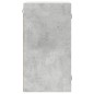 vidaXL Wandschrank mit Glastüren Betongrau 35x37x68,5 cm vidaXL Wandschrank mit Glastüren Betongrau 35x37x68,5 cm