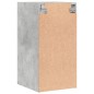 vidaXL Wandschrank mit Glastüren Betongrau 35x37x68,5 cm vidaXL Wandschrank mit Glastüren Betongrau 35x37x68,5 cm
