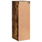 vidaXL Wandschrank mit Glastüren Räuchereiche 35x37x100 cm vidaXL Wandschrank mit Glastüren Räuchereiche 35x37x100 cm