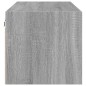 vidaXL Wandschrank mit Glastüren Grau Sonoma 102x37x35 cm vidaXL Wandschrank mit Glastüren Grau Sonoma 102x37x35 cm