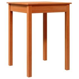 vidaXL Esstisch Wachsbraun 55x55x75 cm Massivholz Kiefer