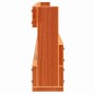 vidaXL Wand-Schuhregale 2 Stk. Wachsbraun 59x8,5x23,5 cm Massivholz vidaXL Wand-Schuhregale 2 Stk. Wachsbraun 59x8,5x23,5 cm Massivholz