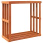 vidaXL Outdoor-Kaminholzregal Wachsbraun 109x52x106 cm Massivholz vidaXL Outdoor-Kaminholzregal Wachsbraun 109x52x106 cm Massivholz