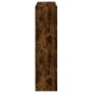 vidaXL Bücherschrank mit Türen Räuchereiche 136x37x142cm Holzwerkstoff vidaXL Bücherschrank mit Türen Räuchereiche 136x37x142cm Holzwerkstoff