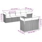 vidaXL 7-tlg. Garten-Sofagarnitur mit Kissen Schwarz Poly Rattan vidaXL 7-tlg. Garten-Sofagarnitur mit Kissen Schwarz Poly Rattan