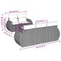 vidaXL 6-tlg. Garten-Sofagarnitur mit Kissen Schwarz Poly Rattan vidaXL 6-tlg. Garten-Sofagarnitur mit Kissen Schwarz Poly Rattan