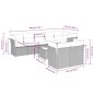 vidaXL 9-tlg. Garten-Sofagarnitur mit Kissen Schwarz Poly Rattan vidaXL 9-tlg. Garten-Sofagarnitur mit Kissen Schwarz Poly Rattan