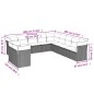 vidaXL 11-tlg. Garten-Sofagarnitur mit Kissen Schwarz Poly Rattan vidaXL 11-tlg. Garten-Sofagarnitur mit Kissen Schwarz Poly Rattan